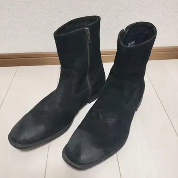 stefanorossi 스테파노 로시 부츠 블랙 사이드 지퍼
