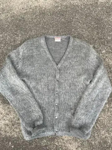60s 모헤어 가디건 McGREGOR Powder Snow 털 길이 김