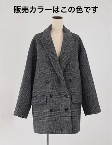 FORME JACKET 코트 BLACK MIX 그레이