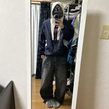 newbalance 짧은 기장 나일론 후드티 y2k 스트릿