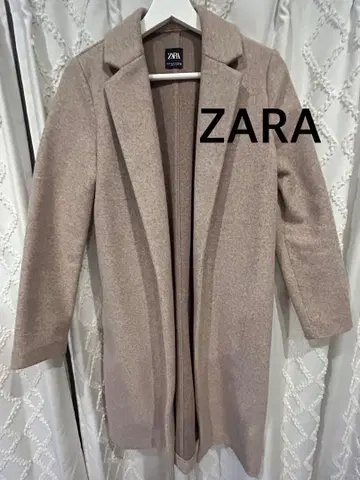 ZARA 베이지 체스터 코트