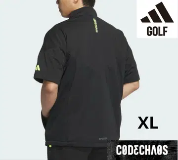 [ 새상품 ] 아디다스 골프웨어 코드 카오스 반팔 윈드 브레이커 XL