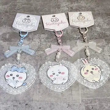 Go!HARAJUKU 아크릴 키링 치이카와 (먼작귀) 하치와레 토끼 3개