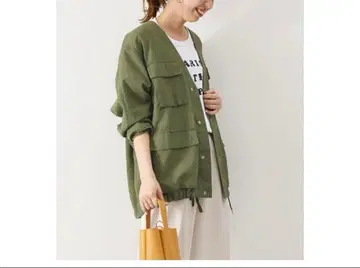 Spick & Span M65 리워크 필드 자켓 올리브 그린