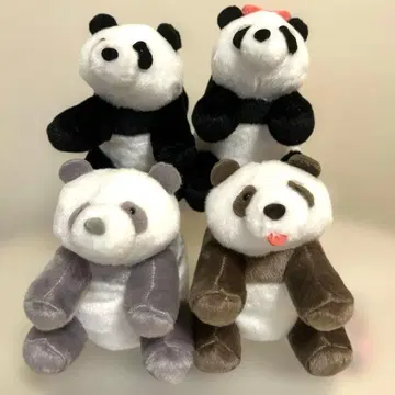흐물흐물 팬더 다정한 ST 봉제 인형 4종 컴플리트 세트