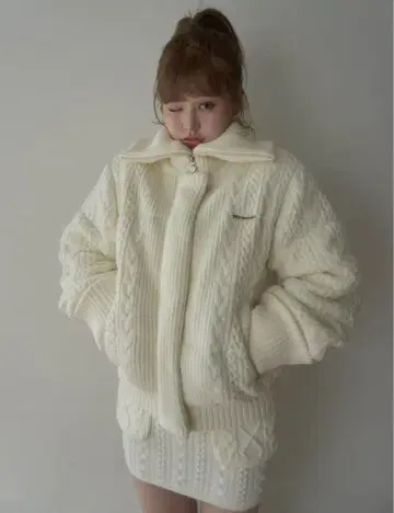 Andmary Mary quilting knit jacket