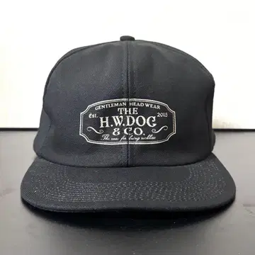 THE H.W.DOG & CO. 트래커 캡 블랙 아메카지 38