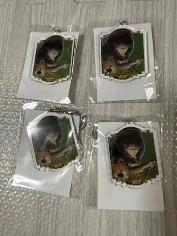 진격의 거인 아크릴 키링 B상 리바이 묶음 판매