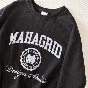 마하그리드 mahagrid 칼리지풍 그래픽 트레이닝복 L
