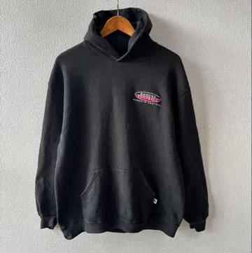 90s RUSSELL 맨투맨 후드티 블랙 러셀 풀오버