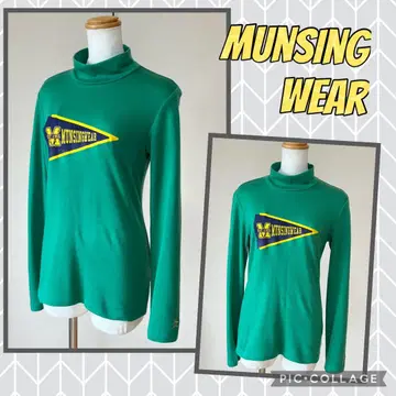 [155]Munsingwear 그린 하이넥 상의 익명 배송
