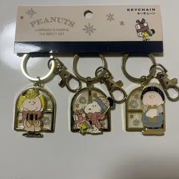 유니버셜 키링 PEANUTS 스누피 키링 3개 세트
