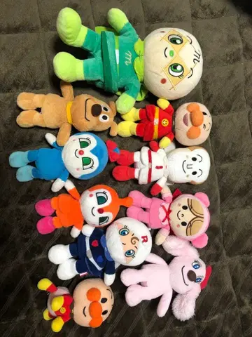 호빵맨 봉제 인형 일괄 판매