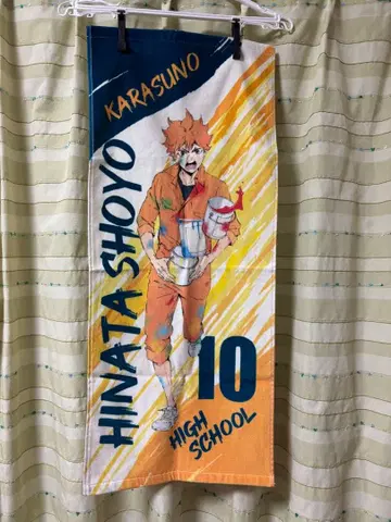[애니메이트 한정판] 하이큐!! 히나타 쇼요 페인트 수트 스포츠 타월
