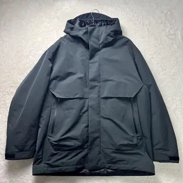 UNIQLO +j 하이브리드 다운 오버사이즈 파카 다크 그린 XL
