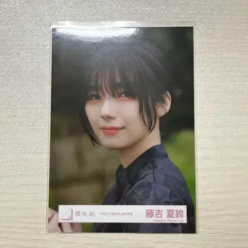 사쿠라자카46 후지요시 카린 브로마이드 [드론 선회 중] MV 의상 요리