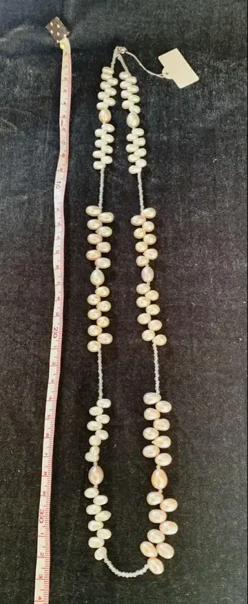 담수 진주 목걸이