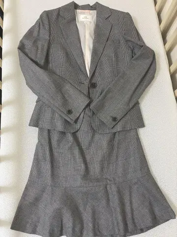 미착용 새상품 여성 수트 비즈니스 정장 가을/겨울 체크 9호