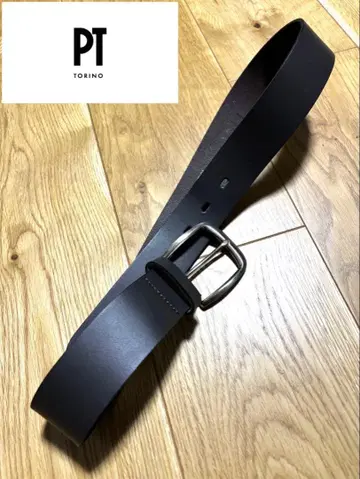 PTTORINO 가죽 벨트 블랙 85cm