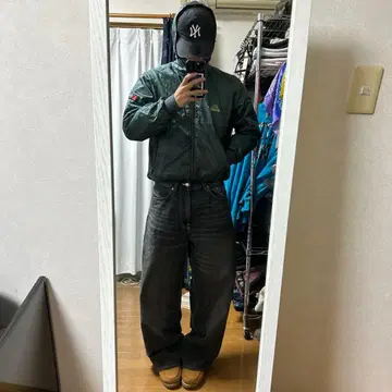 kappa 90s 크롭 나일론 후드티 y2k 스트릿