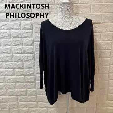 MACKINTOSH PHILOSOPHY 돌먼 니트 실크 캐시미어