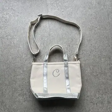 00s L.L.Bean 엘엘빈 토트백 실버
