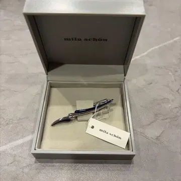 mila schon 넥타이핀 실버/블루