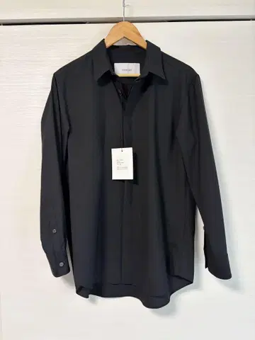 OVERCOAT 오버코트 울 셔츠 블랙 사이즈 0 (M 상당)
