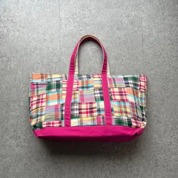 00s L.L.Bean 엘엘빈 토트백 패치워크