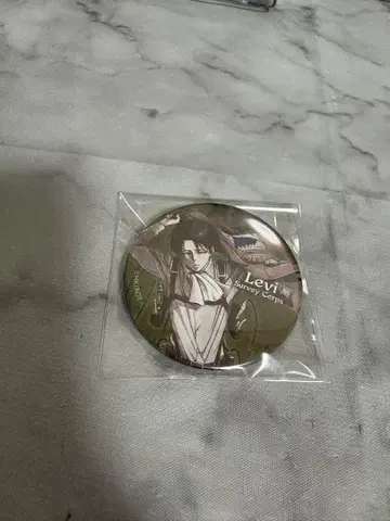 진격의 거인 리바이 캔 배지