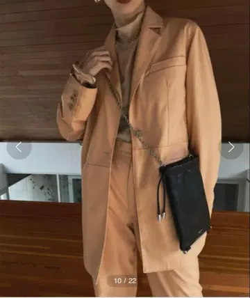 Ameri Vintage FAKE LEATHER COLOR JACKET