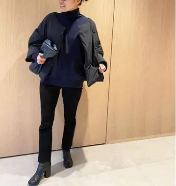 black by moussy Cocoon down short coat 2