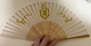 진천지개벽집단 지그재그 부채 화이트