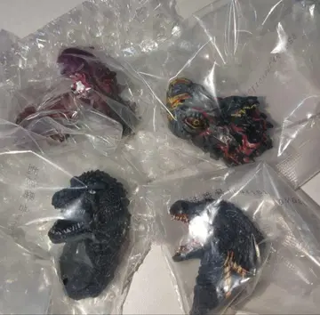 제일복권 고질라 괴수난무 E상 몬스터 헤드 마그넷 4종 컴플리트