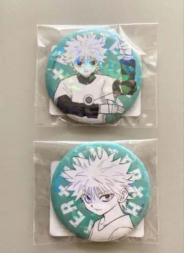 HUNTER x HUNTER 올스타 캔뱃지 키루아 2개 세트