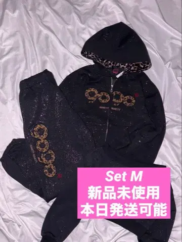 9090 girl 셋업 OG Logo Glitter M