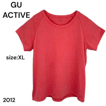 GU ACTIVE 지유 셔츠 상의 반팔 여름 XL 스포츠