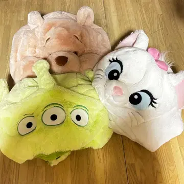 디즈니 캐릭터 모자 3종 세트