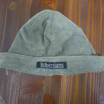Bohemians 니트 캡 올리브 그린