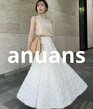 새상품급 anuans 셋업 MEDIUM 베이지 여성용