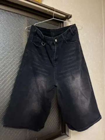 데님 숏팬츠 다크 블루