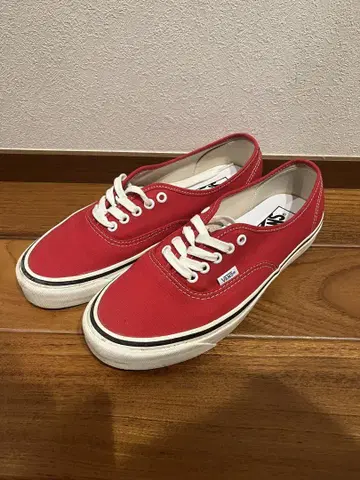 vans authentic 44Dx 빨간색 27cm 애너하임 팩토리