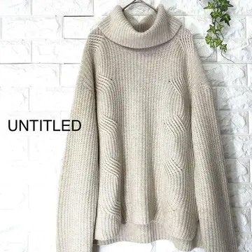 UNTITLED 니트 컨디션 최상 언타이틀 오프타르 니트