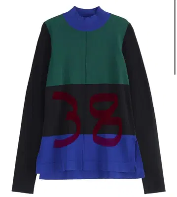 [미사용 새상품] COLOR BLOCK TURTLE KT TOP