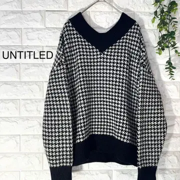 UNTITLED 니트 극미품 언타이틀 스웨터 현행 택