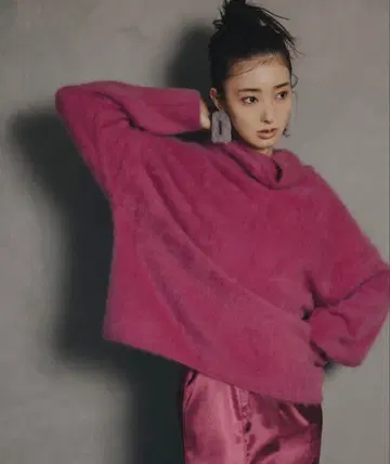 rienda 루즈 NC 폭스 Knit TOP