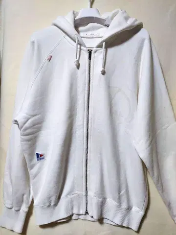 90s 파파스 화이트 후드티 x 화이트 로고