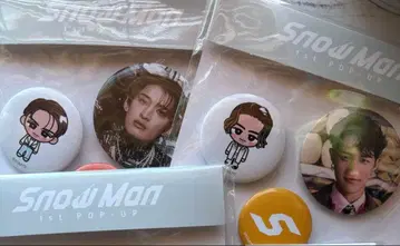 SnowMan 대만 캔뱃지
