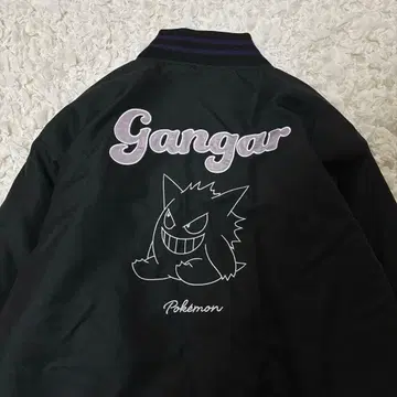 새상품 Pokemon 포켓몬 겐가르 바시티 자켓 아우터 자수