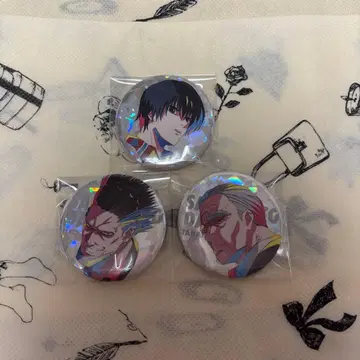 사카모토 데이즈 비비드 컬러 홀로그램 캔뱃지 2